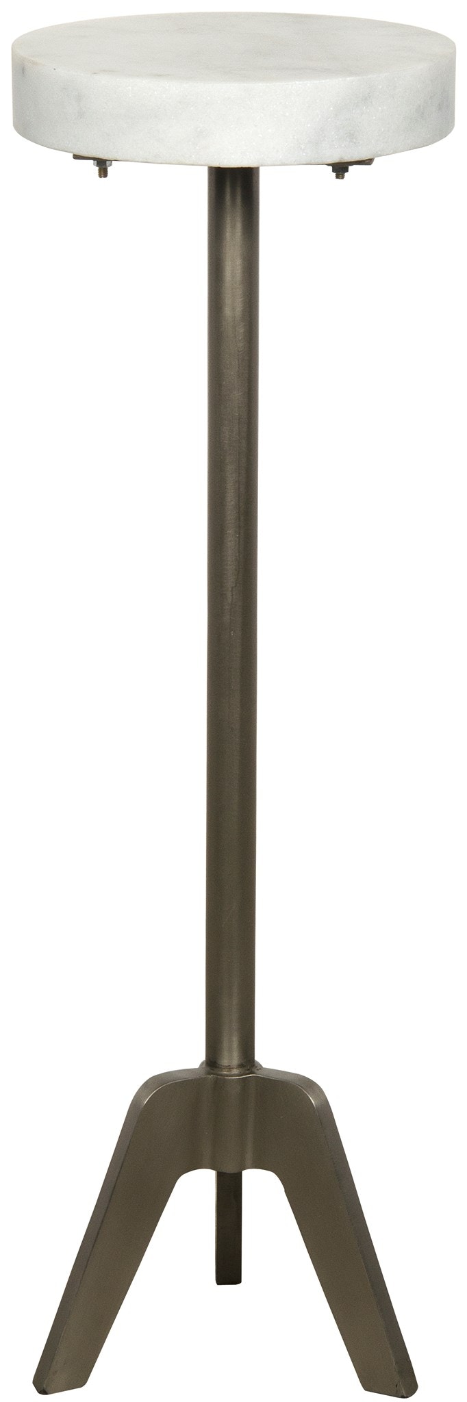 某メーカー Fiasco Noir Side Portland - GTAB763ASV Silver Antique Table ネイルチップ・付け爪